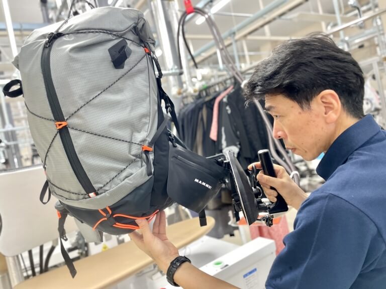 登山ザックのクリーニング